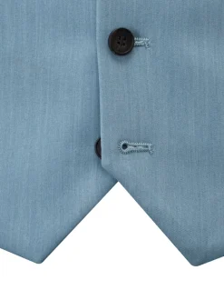 Skopes Blue Tailored Fit Beckett Suit Waistcoat