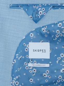 Skopes Blue Tailored Fit Lucien Suit Jacket