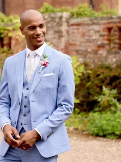 Skopes Blue Tailored Fit Tailored Fit Redding Suit: Jacket