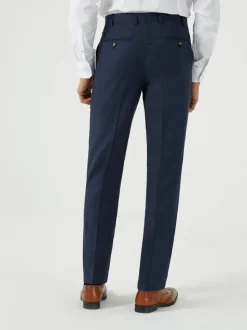 Skopes Blue Tailored Fit Wool Blend Joss Suit Trousers
