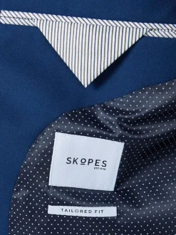Skopes Blue Tailored Fit Kennedy Suit: Jacket