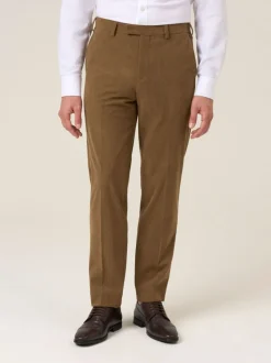 Skopes Brown Dorsey Suit Tailored Fit Corduroy Trousers