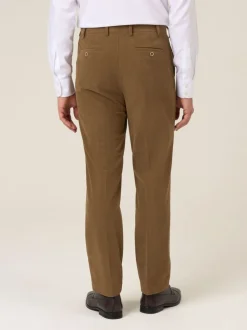 Skopes Brown Dorsey Suit Tailored Fit Corduroy Trousers