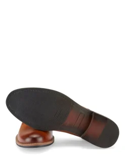 Skopes Brown Plain Derby Shoes