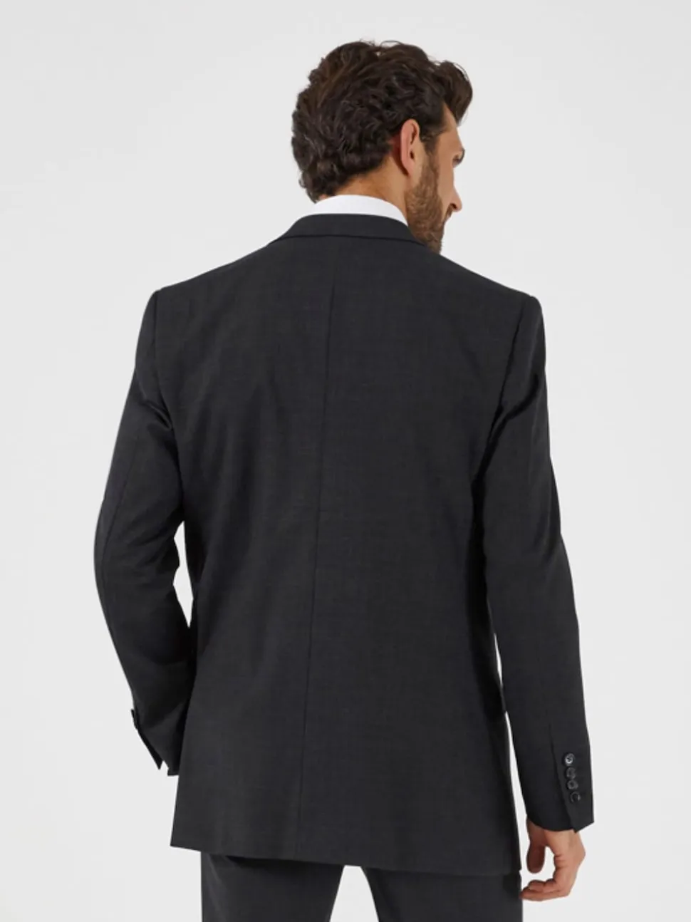 Skopes Charcoal Grey Wool Rich Darwin Suit Jacket