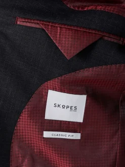 Skopes Charcoal Grey Wool Rich Darwin Suit Jacket