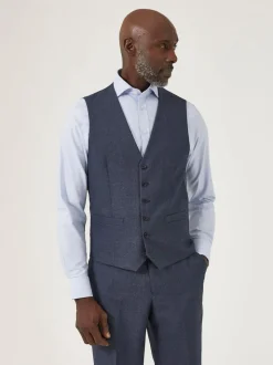 Skopes Dark Grey Single Breasted Harcourt Single Breasted Tailored Fit Suit Waistcoat