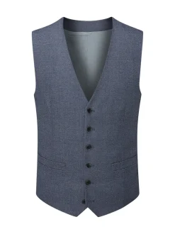Skopes Dark Grey Single Breasted Harcourt Single Breasted Tailored Fit Suit Waistcoat