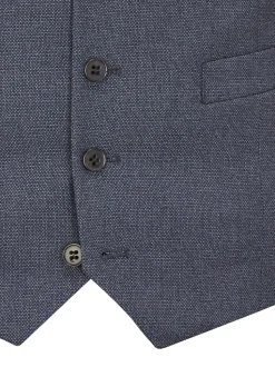 Skopes Dark Grey Single Breasted Harcourt Single Breasted Tailored Fit Suit Waistcoat