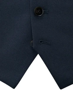 Skopes Dark Navy Blue Single Breasted Harcourt Single Breasted Tailored Fit Suit Waistcoat
