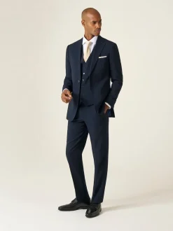 Skopes Dark Navy Blue Slim Harcourt Suit Jacket