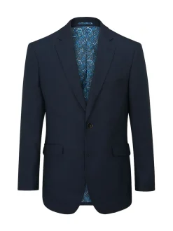 Skopes Dark Navy Blue Slim Harcourt Suit Jacket