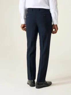 Skopes Dark Navy Blue Tapered Fit Harcourt Suit Trousers