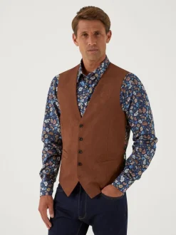 Skopes Ginger Brown Camplin Waistcoat