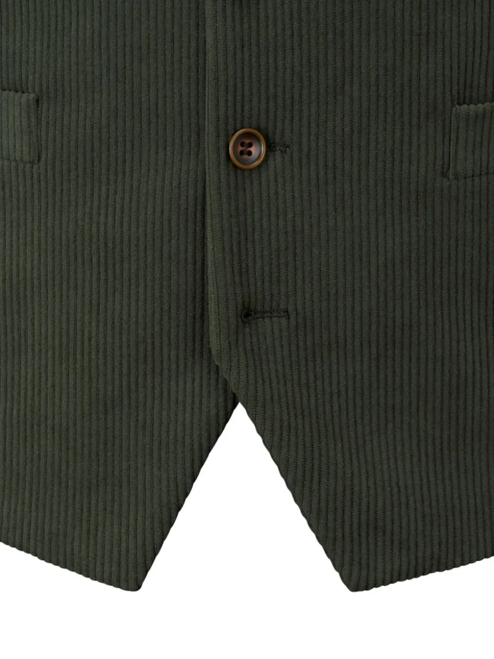 Skopes Green Dorsey Suit Corduroy Waistcoat