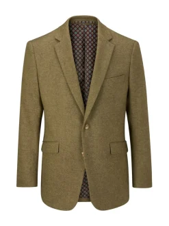 Skopes Green Fox Tailored Fit Textured Suit Jacket