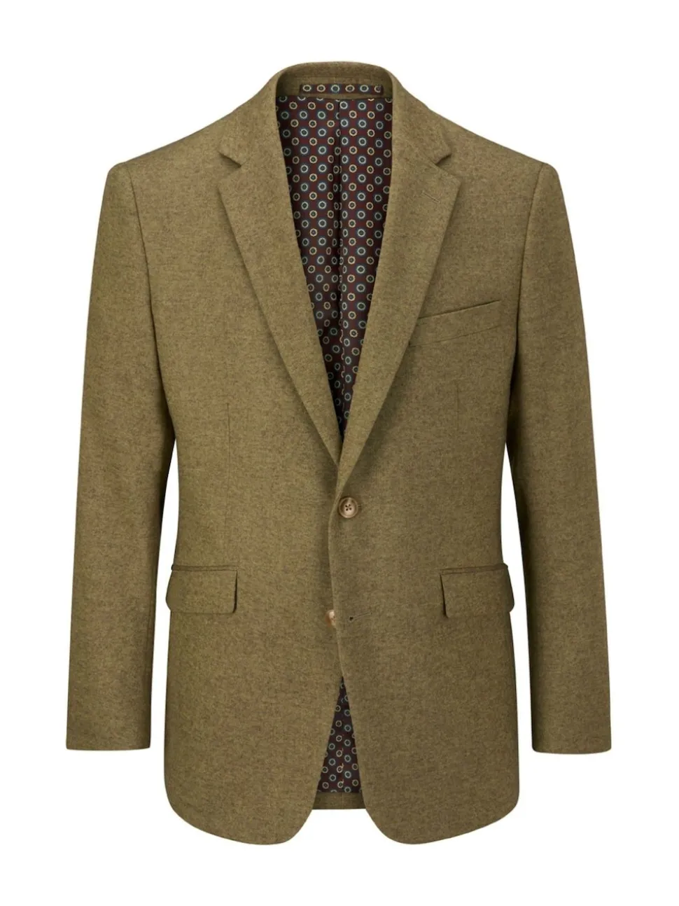 Skopes Green Fox Tailored Fit Textured Suit Jacket