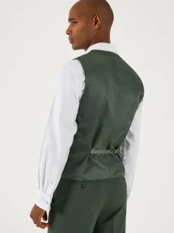 Skopes Green Harvey Single Breasted Tailored Fit Suit Waistcoat