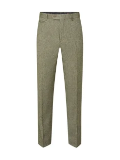Skopes Green Tailored Fit Jude Tweed Suit Trousers