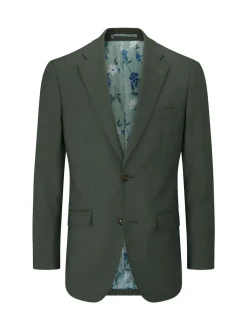 Skopes Green Tailored Fit Harvey Suit: Jacket