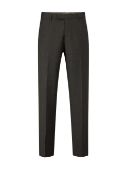 Skopes Grey Elijah Suit Tailored Fit Check Trousers