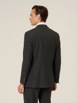 Skopes Grey Elijah Tailored Fit Check Suit Jacket