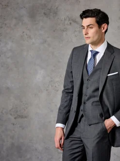Skopes Grey Farnham Single Breasted Suit Waistcoat