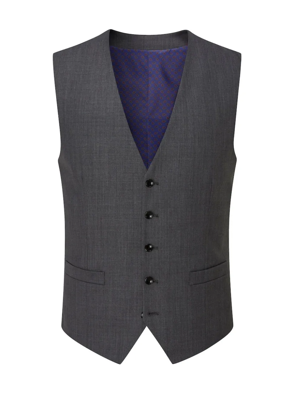 Skopes Grey Farnham Single Breasted Suit Waistcoat