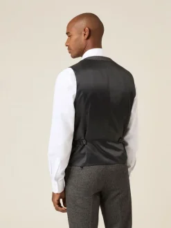 Skopes Grey Fox Textured Suit Waistcoat