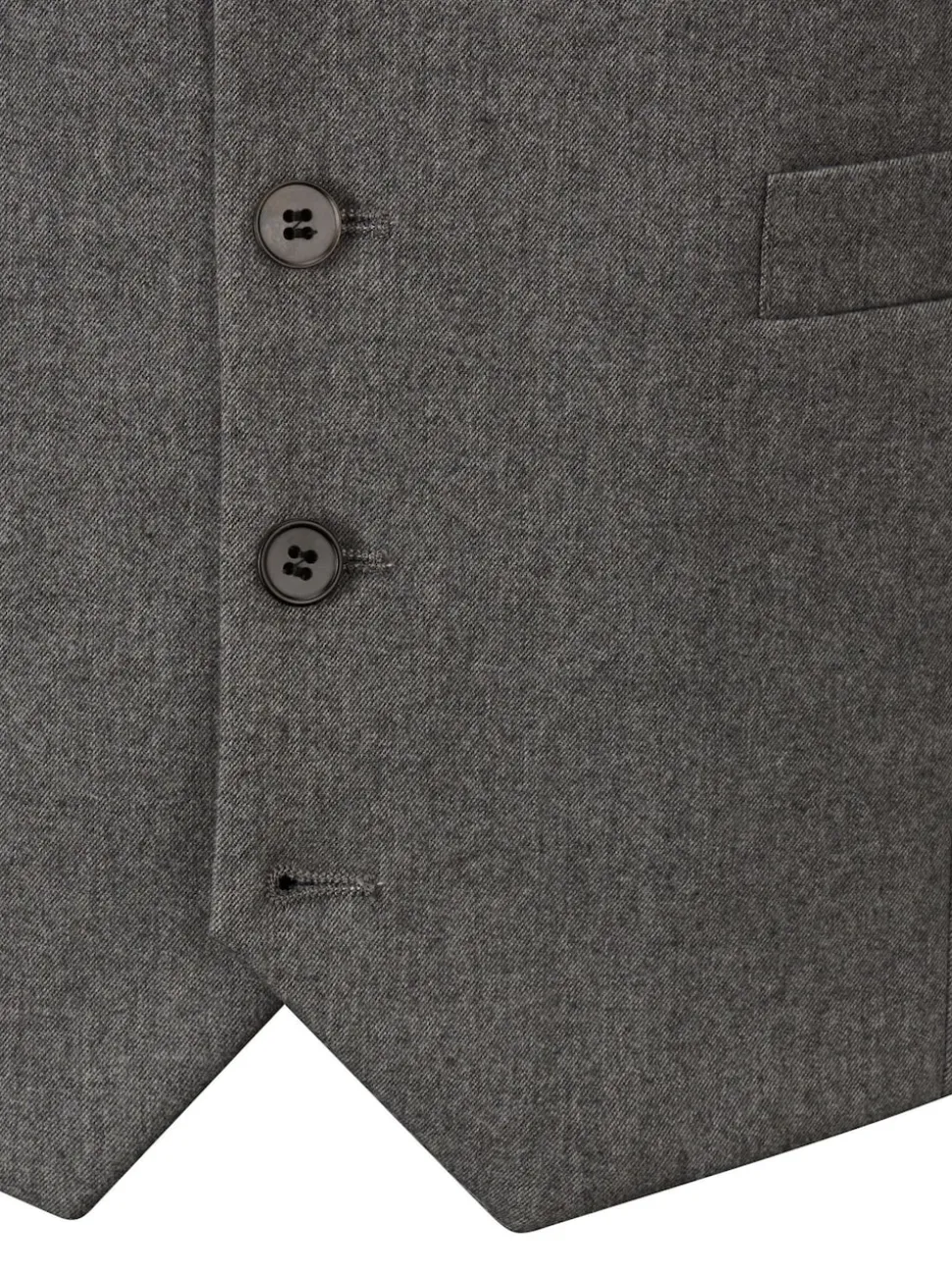 Skopes Grey Liston Flannel Suit Waistcoat