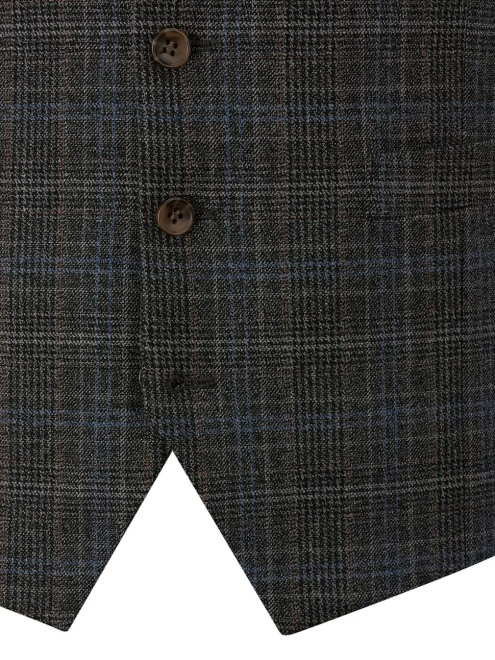 Skopes Grey Margrave Check Suit Waistcoat