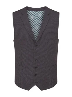 Skopes Grey Norris Check Single Breasted Suit Waistcoat