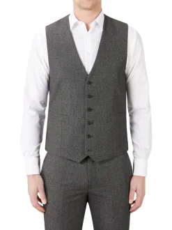 Skopes Grey Single Breasted Harcourt Single Breasted Tailored Fit Suit Waistcoat