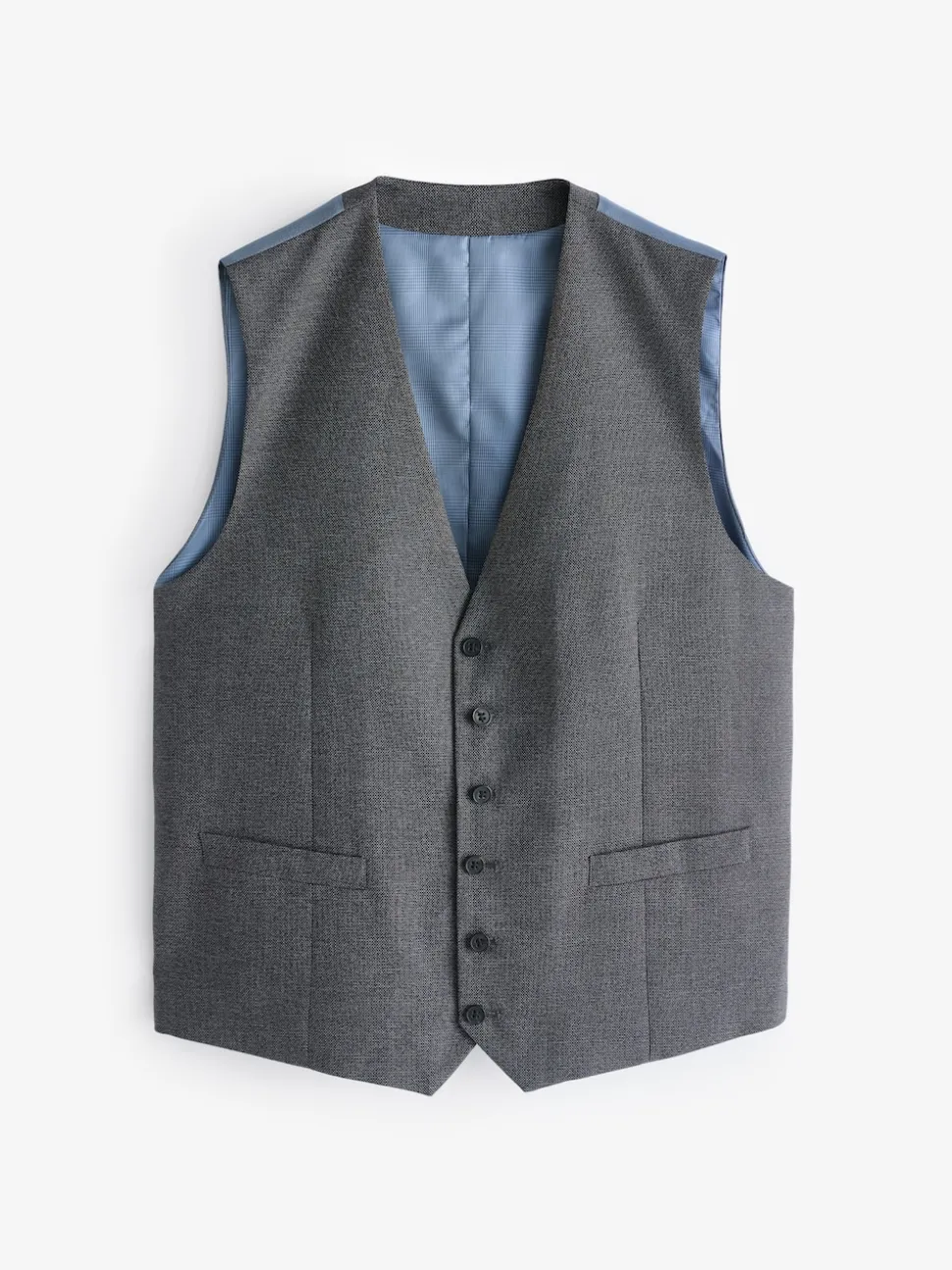 Skopes Grey Single Breasted Harcourt Single Breasted Tailored Fit Suit Waistcoat