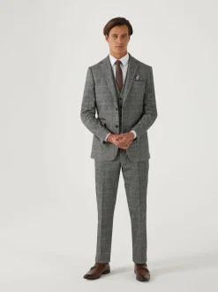 Skopes Grey Tailored Fit Rowan Suit: Waistcoat