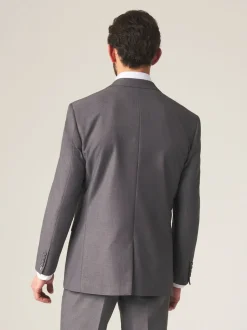 Skopes Grey Tailored Fit Madrid Suit: Jacket