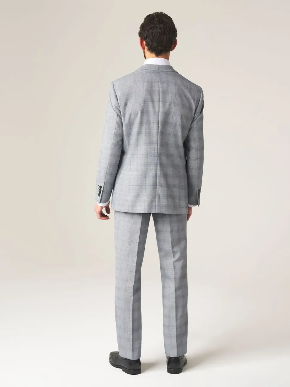 Skopes Grey Tailored Fit Anello Check Suit Jacket