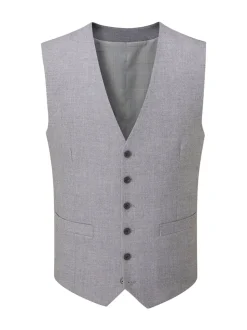 Skopes Light Grey Single Breasted Harcourt Single Breasted Tailored Fit Suit Waistcoat