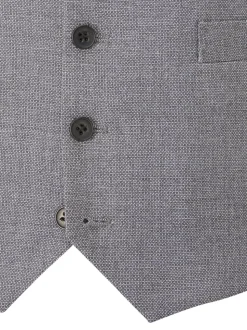 Skopes Light Grey Single Breasted Harcourt Single Breasted Tailored Fit Suit Waistcoat