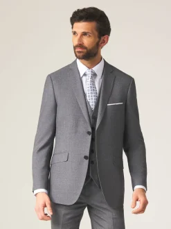 Skopes Light Grey Tailored Harcourt Suit Jacket