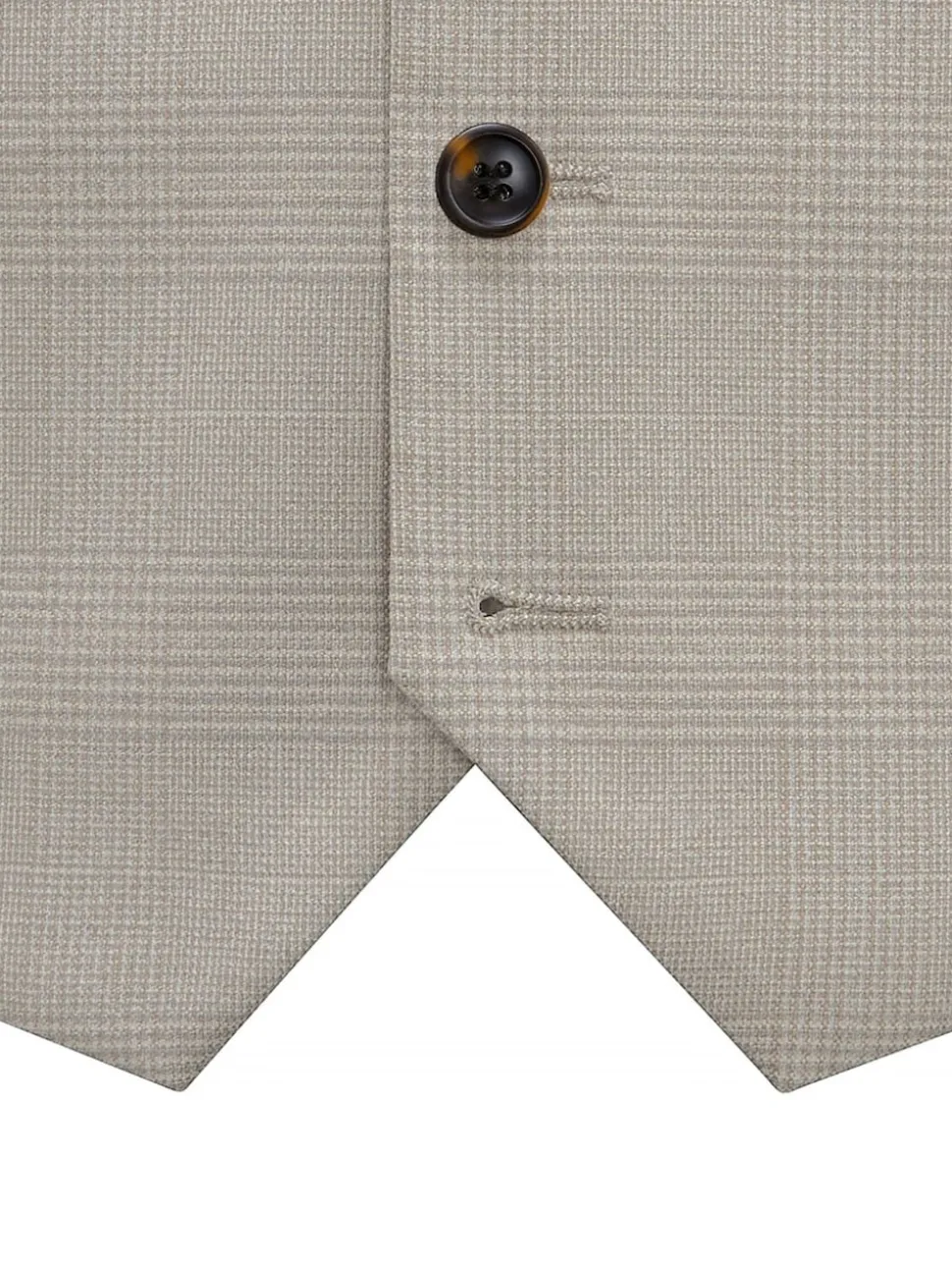 Skopes Natural Tailored Fit Check Charlie Suit Waistcoat