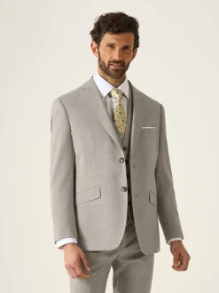 Skopes Natural Tailored Fit Check Charlie Suit Jacket
