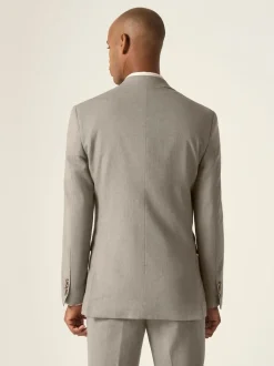 Skopes Natural Tailored Fit Calvados Linen Blend Suit Jacket