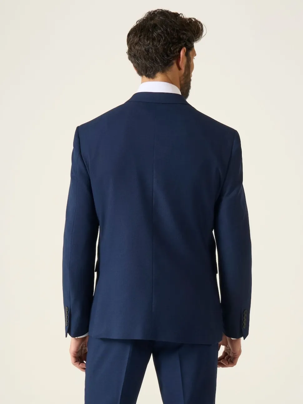 Skopes Navy Blue Double Breasted Harcourt Suit Jacket
