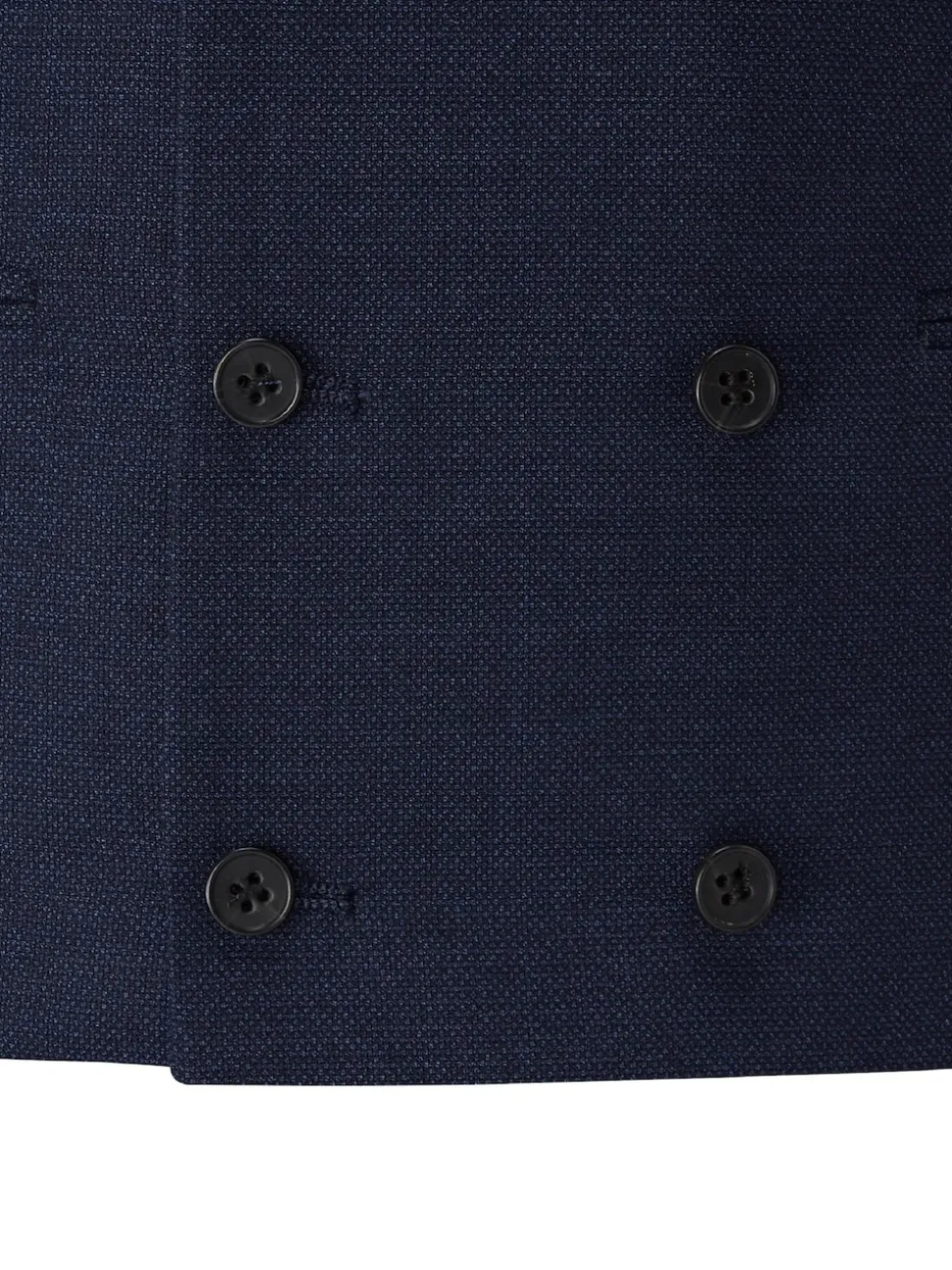 Skopes Navy Blue Double Breasted Harcourt Single Breasted Tailored Fit Suit Waistcoat