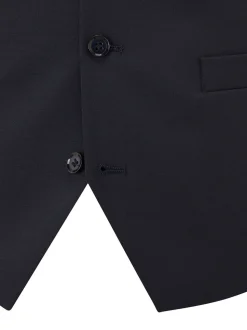 Skopes Navy Blue Single Breasted Wool Rich Darwin Suit Waistcoat