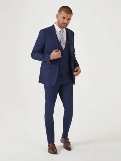 Skopes Navy Blue Slim Harcourt Suit Jacket