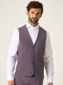 Skopes Purple Tailored Fit Beckett Suit Waistcoat