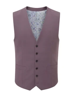 Skopes Purple Tailored Fit Beckett Suit Waistcoat