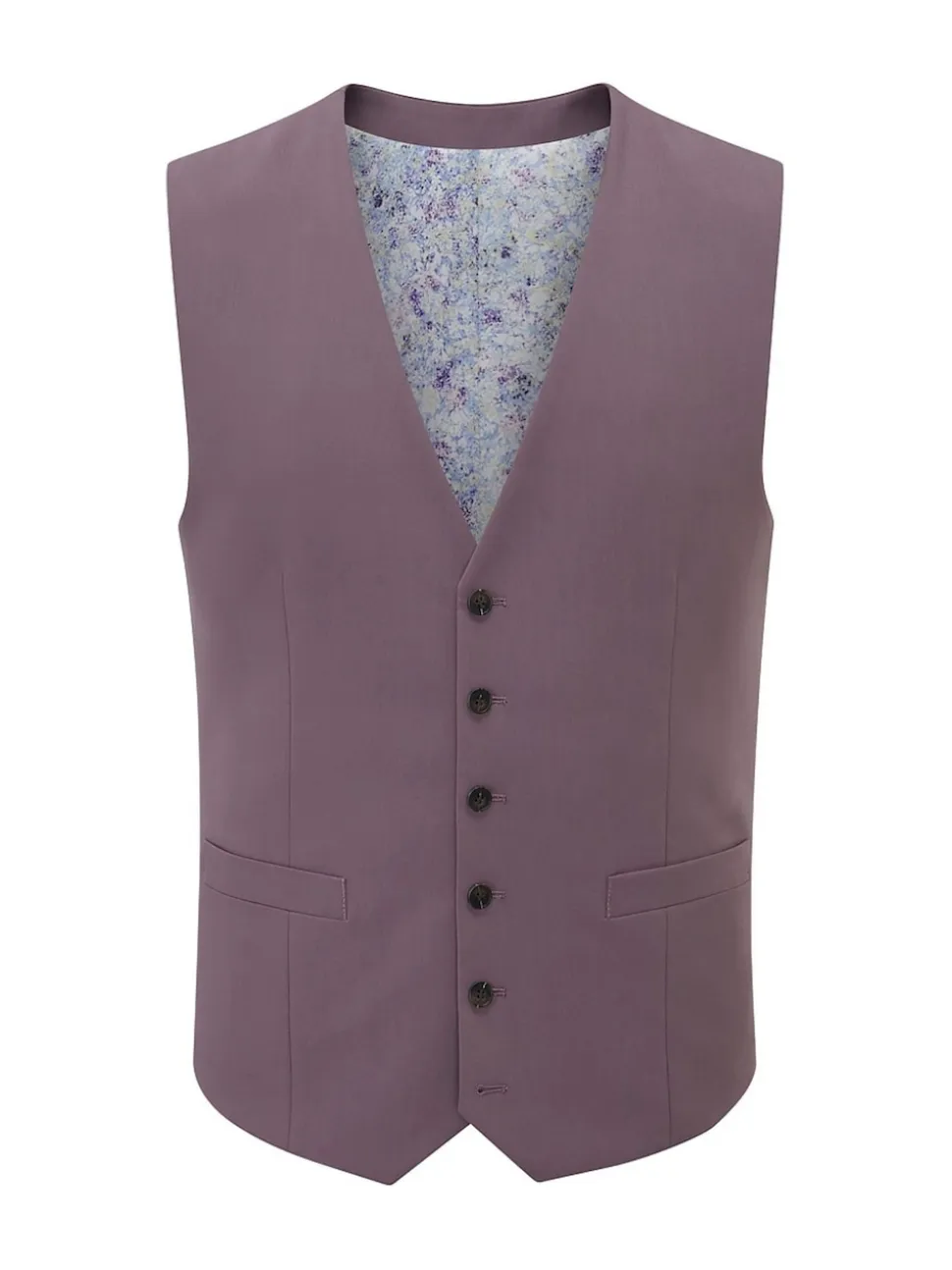 Skopes Purple Tailored Fit Beckett Suit Waistcoat